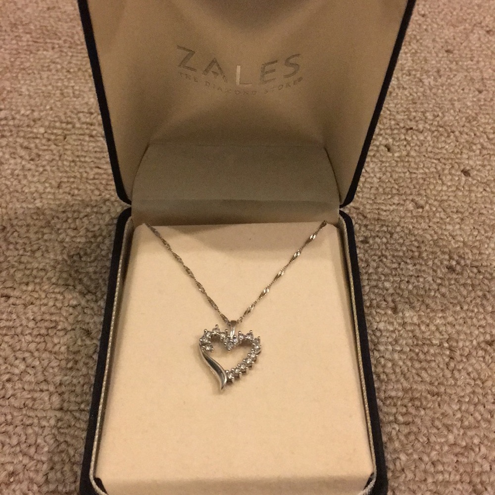 Zales Diamond Heart Necklace